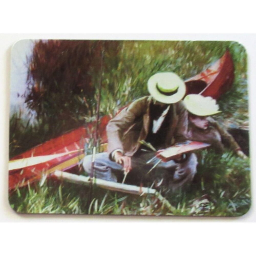 Fridge Vintage Magnet "Paul Helleu Sketching with His Wife" by John Sargent
